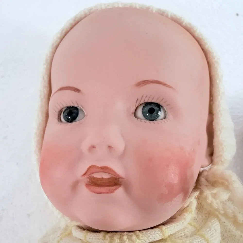 Kestner Hilda Doll Vintage Porcelain Bisque Repro Artist Signed Troy Michael VTG